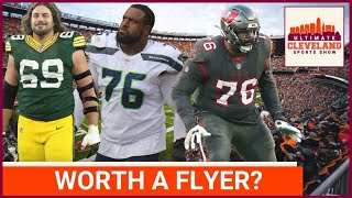 Would any of these free agents help the Cleveland Browns at offense tackle [upl. by Ringo497]