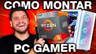 GUIA MONTE SEU PC GAMER ATÉ R 2200 PASSO a PASSO e DICAS com Ryzen 5 4600G 5600G 3200G [upl. by Kiersten]