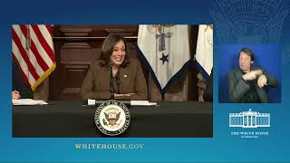 Vice President Harris Convenes Voting Rights Leaders [upl. by Cantone]