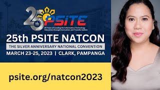 PSITE NATCON 2023 Invitation to Join by Dr Irene May Escauso [upl. by Ahsieat133]