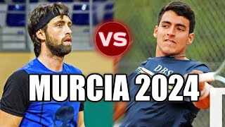 Nikoloz Basilashvili vs Diego Augusto Barreto Sanchez MURCIA Q 2024 Highlights [upl. by Adnorehs984]