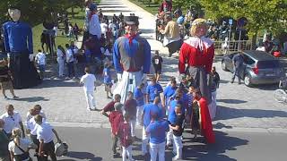 Beloeil  la Ducasse 2018 avec les Géants [upl. by Lenrow]