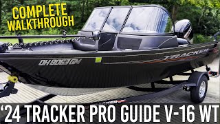 2024 Tracker Pro Guide V 16 WT  Full Walkthrough amp First Impressions [upl. by Zena191]