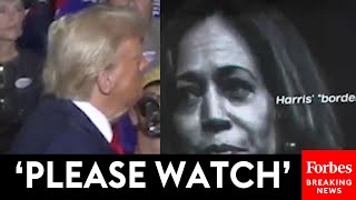 This Is Difficult To Watch Trump Plays Video Highlighting Story Of Alexis And Jocelyn Nungaray [upl. by Naam]