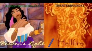 AudreyGolightly13 and TheaterBound31  Heavens LightHellfire Female Cover [upl. by Ennail]