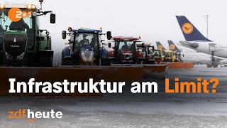 SchneeChaos Wie der Winter Deutschlands Infrastruktur lahm legt  Drehscheibe [upl. by Stringer409]