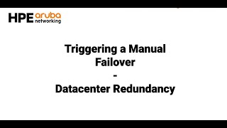 Data Redundancy  Trigger Manual Failover [upl. by Julietta]