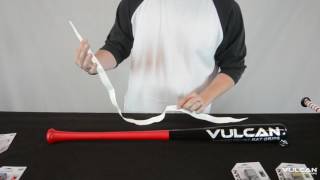 How to Wrap Your Tapered Bat  Vulcan Bat Grips [upl. by Stephen]