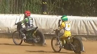 Julien CAYRE  grass track 500 cc trophée Jeff Auto  manche 3  Tayac  04 juillet 2015 [upl. by Benoite208]