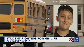 Montgomery County student fighting for his life after being choked on school bus mother says [upl. by Hayton746]