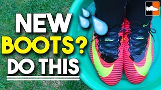 How to BreakIn Your Football Boots amp New Soccer Cleats [upl. by Roselia750]