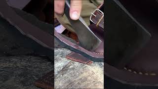 Mastering Leathercraft A StepbyStep Guide to Cutting Leather with Precision italianleathershoes [upl. by Ttayh]