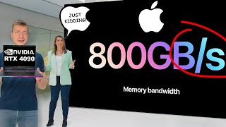 REALITY vs Apple’s Memory Claims  vs RTX4090m [upl. by Elocin]