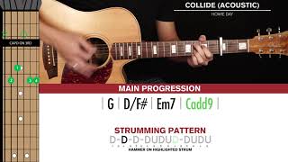 Collide Guitar Cover Howie Day 🎸Tabs  Chords [upl. by Eizeerb353]