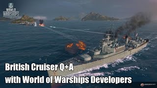 World of Warships British Cruiser QampA [upl. by Amoakuh]