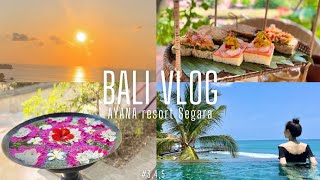 4K 10月 バリvlog アヤナリゾート セガラ DAY345アヤナファーム アフタヌーンティー イカンバカール キムスー ペニーレーン Bali AYANA resort segara [upl. by Sheelah]