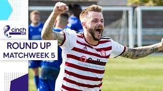 Dumbartons Buchanan Scores with his Face  Lower League Matchweek 5 Round Up  cinch SPFL [upl. by Peyton]