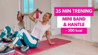 MINI BAND amp HANTLE  35 min trening całego ciała [upl. by Koball]