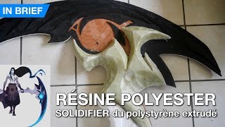 EN BREF  Stratification  résine polyester sur polystyrène extrudé [upl. by Ardnoid]