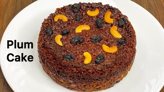 Plum Cake Recipe Without Oven  Perfect Plum Cake Recipe  Christmas Special Plum Cake [upl. by Ssepmet]