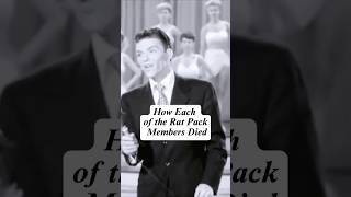 How Each of the Rat Pack Members Died actor peterlawford sammydavisjr joeybishop [upl. by Nairot]