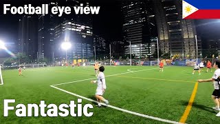 Luxury 11vs11 football in the Philippines eye view EP1 [upl. by Arrakat]