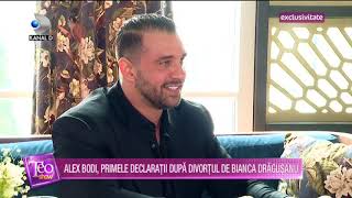 Teo Show 10032020  ALEX BODI primele declaratii dupa divortul de Bianca Dragusanu EXCLUSIV [upl. by Marsiella801]