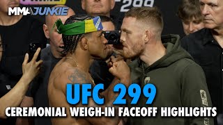 UFC 299 Full Fight Card Faceoffs From Miami [upl. by Notse397]