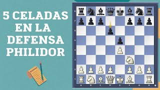 5 Celadas En La Defensa Philidor [upl. by Yreneh]