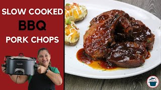 CrockPot BBQ Pork Chops  An Easy Toss and Go Recipe  A Simple Tweak [upl. by Cohl611]