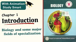 Biology and some major fields of specialization  Branches  Chapter 1  Punjab  Biology  Class 11 [upl. by Douglas]