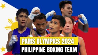 Philippine Boxing Team na kasali sa Paris Olympics 2024 [upl. by Osrock]