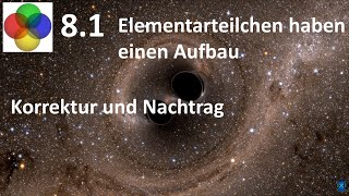 81 Elementarteilchen haben einen Aufbau Korrektur und Nachtrag [upl. by Atiraj516]