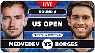 MEDVEDEV vs BORGES • US Open 2024 • LIVE Tennis Play by Play Stream [upl. by Squires120]