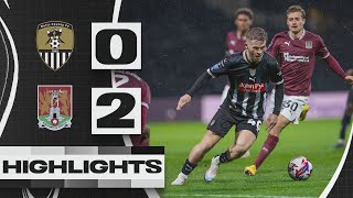 HIGHLIGHTS  NOTTS COUNTY 02 NORTHAMPTON TOWN [upl. by Eimirej]