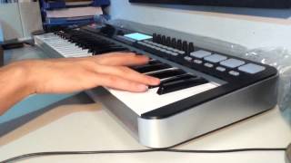 Testing Samson graphite 49 USB keyboard Controller [upl. by Bord]