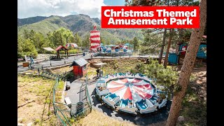 A ChristmasThemed Amusement Park in Colorado [upl. by Dnalhsa961]