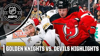 Vegas Golden Knights vs New Jersey Devils  Full Game Highlights [upl. by Hitchcock]