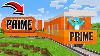 How to Build a Prime Train House in Minecraft [upl. by Annia]