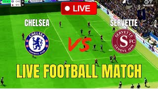 Chelsea vs Servette  UEFA Conference League 2425  Full Match Simulation  FC 24 [upl. by Ardnohsal]