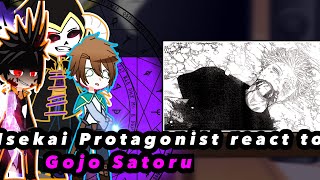 Isekai Protagonist Reacts to Gojo Satoru 1 Jujutsu Kaisen [upl. by Anin]