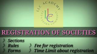 REGISTRATION OF COOPERATIVE SOCIETY  cseb keralabank clerk cashier preparation [upl. by Casie]