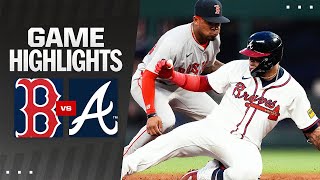 Red Sox vs Braves Game Highlights 5824  MLB Highlights [upl. by Enelrahs182]