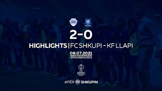 HIGHLIGHTS  FC Shkupi  KF Llapi 20 10 [upl. by Nalim500]