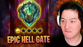 This is why new season is hard Epic Hell  Mobile Legends Karrie [upl. by Dauf]