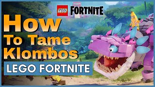 Where to Find amp Ride Klombos in LEGO Fortnite [upl. by Ayalat]