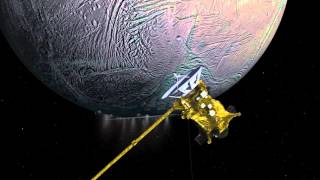 Animation of Enceladus Flyby [upl. by Ettenyl]