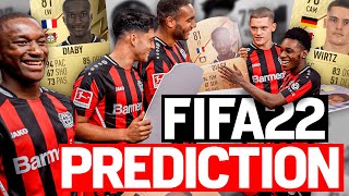 quotSchussstärke nur 27quot 😱  FIFA22 Prediction mit Wirtz Diaby Amiri Tah amp Frimpong [upl. by Kutzer181]