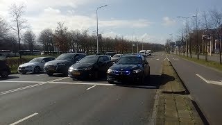 Dienst Speciale Interventies DSI en politie audi met spoed in DenHaag [upl. by Ueihttam242]