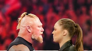 WWE Full Match  Ronda Rousey Vs Brock Lesner  Royal Rumble Full Match [upl. by Alliuqa]